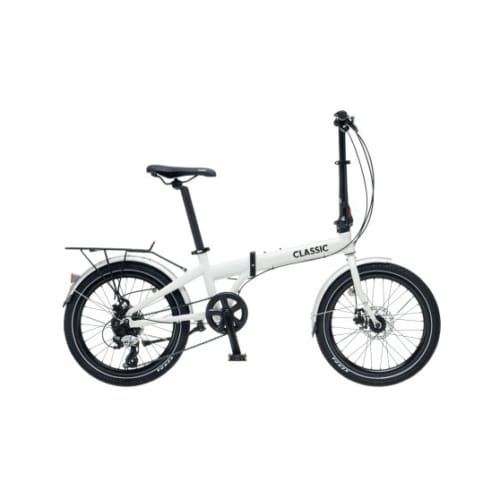 Dviratis CLASSIC Compact 8k EQ 20" white