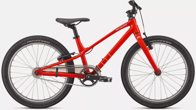 Dviratis Jett 20 Single Speed GLOSS FLO RED / WHITE