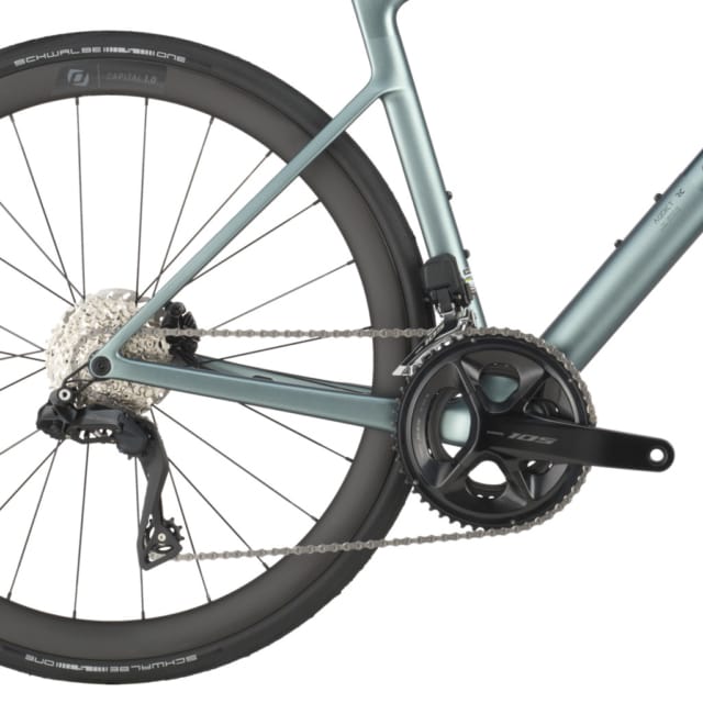 Dviratis SCOTT Addict RC 30 Bike Whale Grey - Image 2