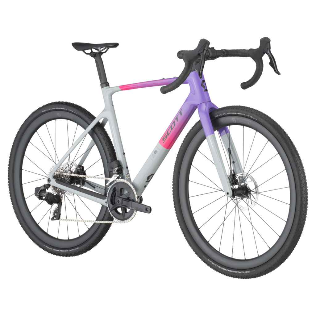 Dviratis SCOTT Addict Gravel 20 narwal grey/fade purple - Image 2
