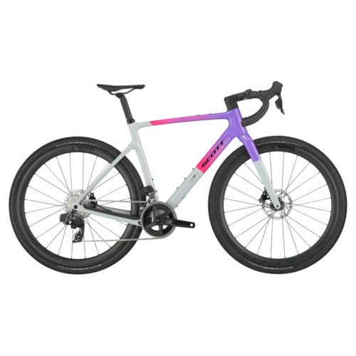 Dviratis SCOTT Addict Gravel 20 narwal grey/fade purple